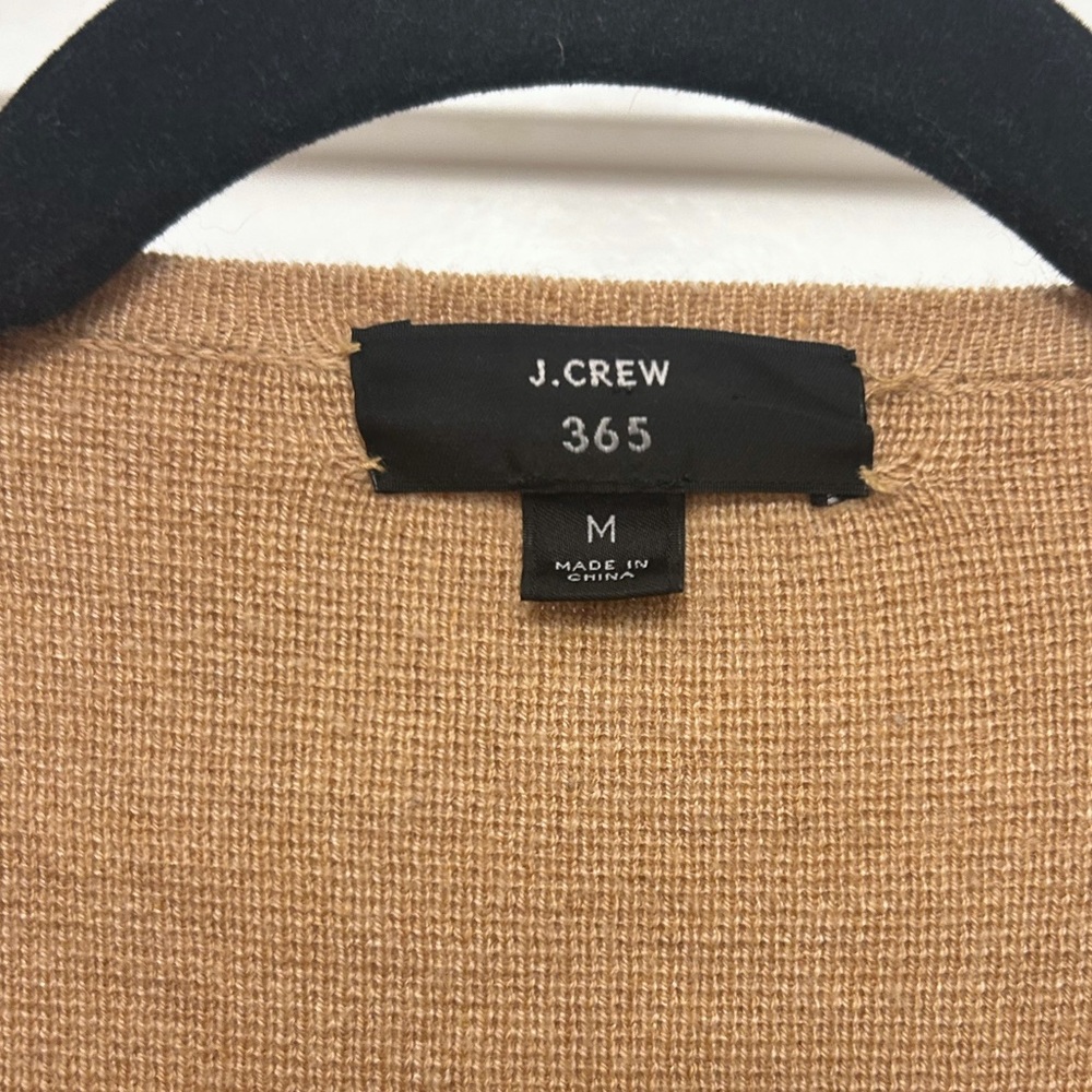 J. Crew Juliette Collarless Sweater Blazer in Heather Khaki Size medium - Picture 4 of 5
